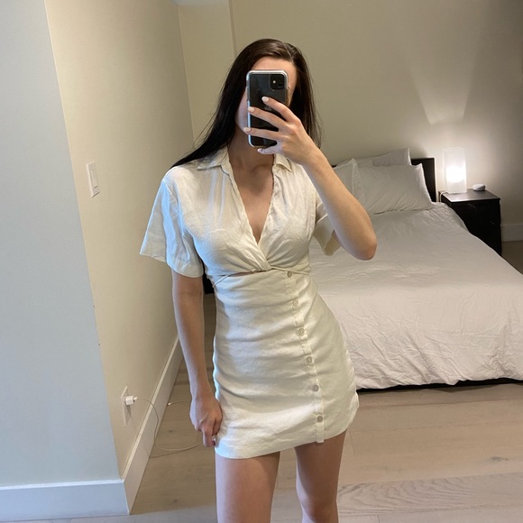 LINEN ZARA DRESS - Picture 1 of 5